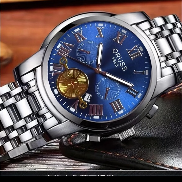 Oruss Men’s Waterproof Watch - Picture 3 of 6